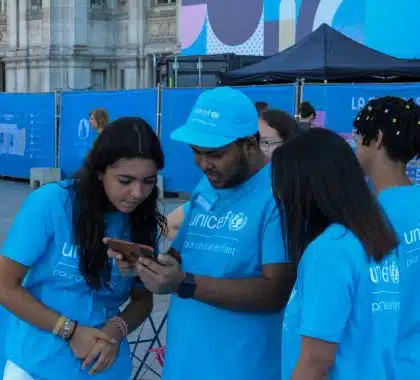 M'engager comme bénévole à l'UNICEF France